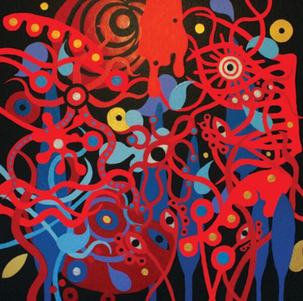 JARDIN D’AUTAN 2021 Acrylique Gel acrylique hts 100 x 100 cm Prix 1900 Euros.pdf - Copie